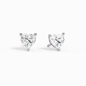 Élanie 3-Prong Solitaire Diamond Stud Earrings 