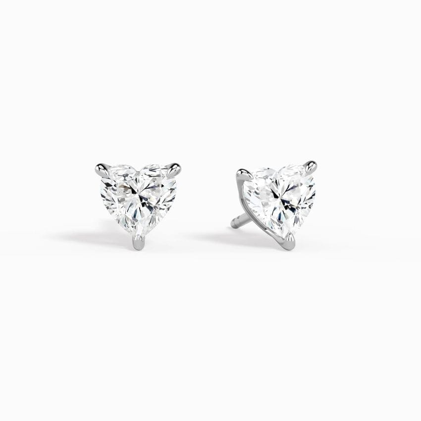 Élanie 3-Prong Solitaire Diamond Stud Earrings | Jewelsentials Élanie 3-Prong Solitaire Diamond Stud Earrings