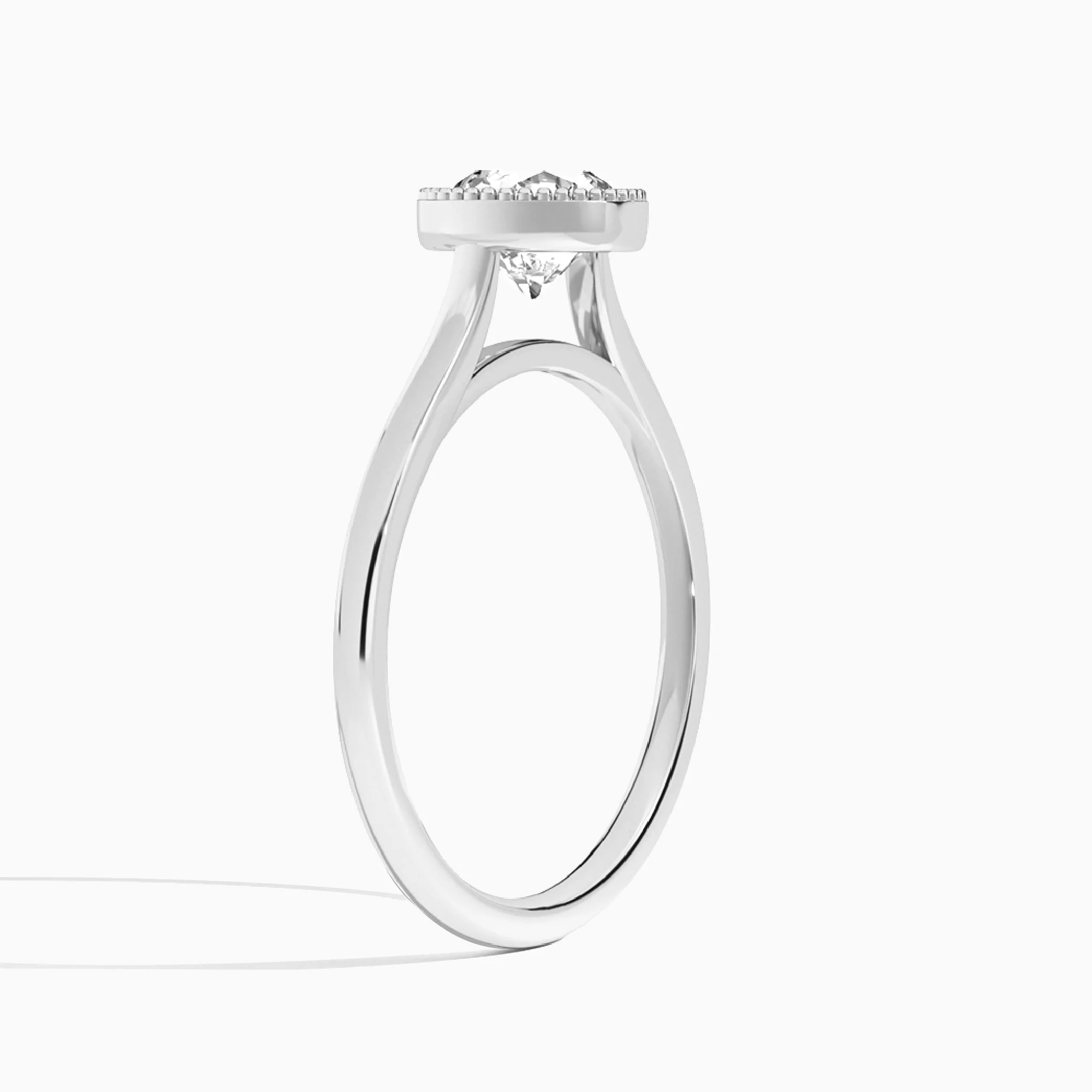 Solène Bezel Diamond Engagement Ring (14K Gold) | Jewelsentials Solène Bezel Diamond Engagement Ring (14K Gold) - Image 2
