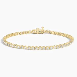 Vivienne Diamond Tennis Bracelet (14K Gold)