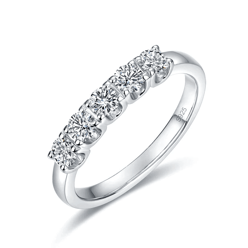 Zerelle Moissanite Eternity Band (0.5 Ct) | Jewelsentials Zerelle Moissanite Eternity Band (0.5 Ct)