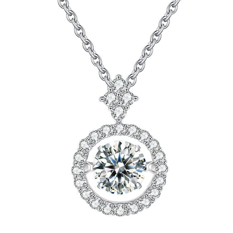 Lumora Grace Moissanite Necklace (1 Ct) | Jewelsentials Lumora Grace Moissanite Necklace (1 Ct)