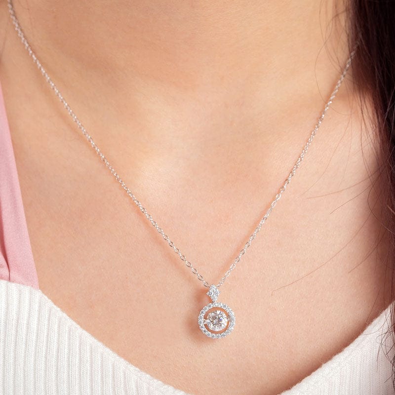 Lumora Grace Moissanite Necklace (1 Ct) | Jewelsentials Lumora Grace Moissanite Necklace (1 Ct) - Image 2