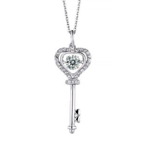 Alara Shine Moissanite Drop Necklace (1 Ct)