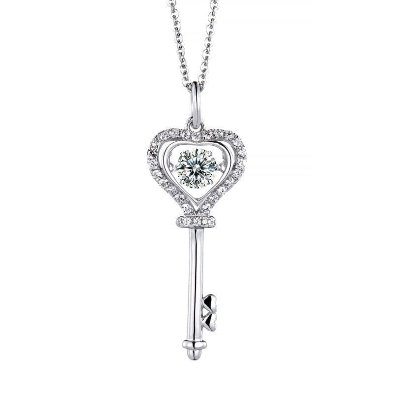 Alara Shine Moissanite Drop Necklace (1 Ct) | Jewelsentials Alara Shine Moissanite Drop Necklace (1 Ct)