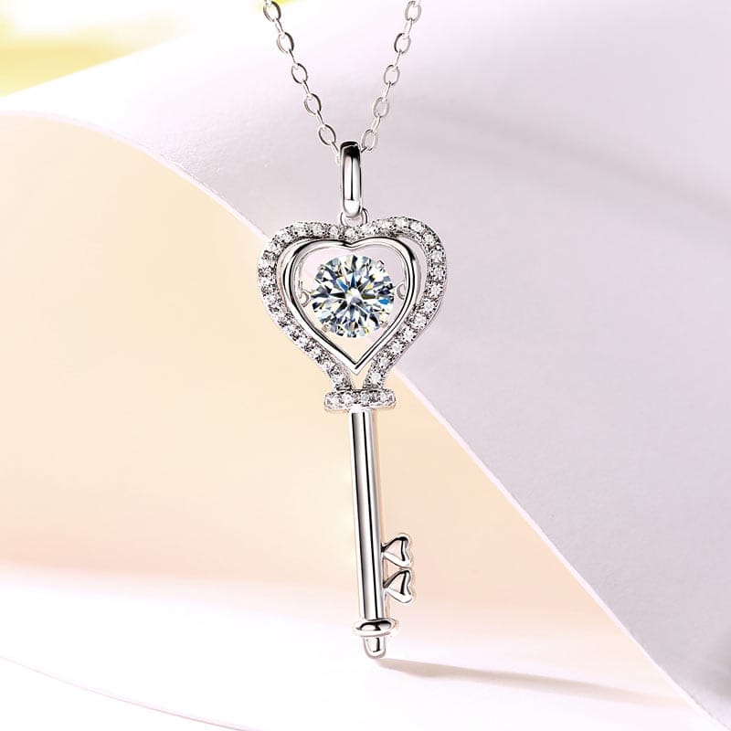 Alara Shine Moissanite Drop Necklace (1 Ct) | Jewelsentials Alara Shine Moissanite Drop Necklace (1 Ct) - Image 4