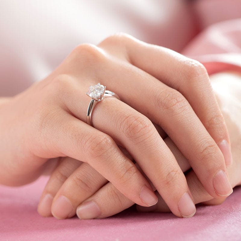 Solene Moissanite Solitaire Ring (1.5 Ct) | Jewelsentials Solene Moissanite Solitaire Ring (1.5 Ct) - Image 2