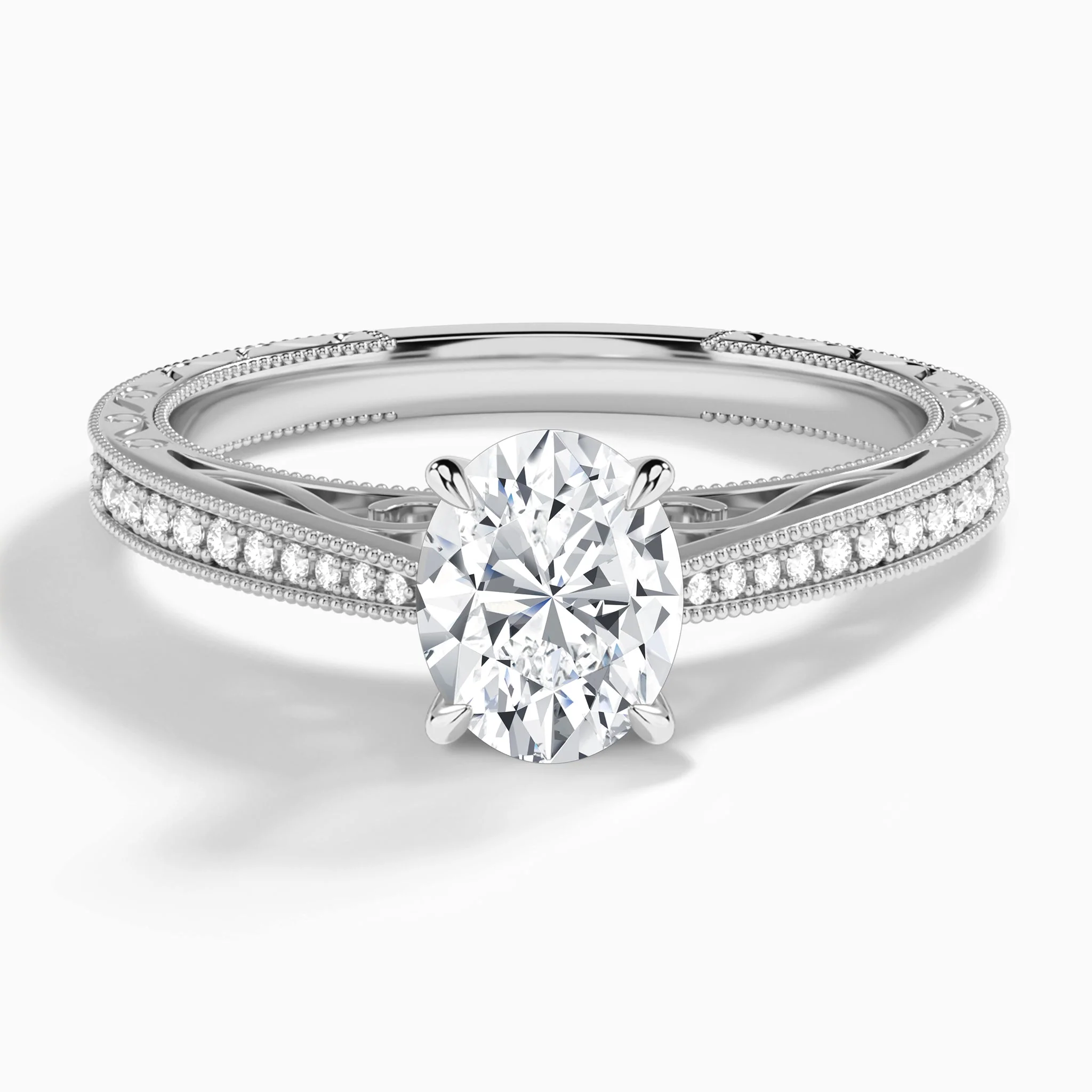 Isla Rose Vintage Diamond Engagement Ring | Jewelsentials Isla Rose Vintage Diamond Engagement Ring
