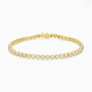 Noelle Bezel Diamond Tennis Bracelet