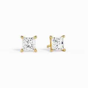 Amelie Solitaire Diamond Stud Earrings