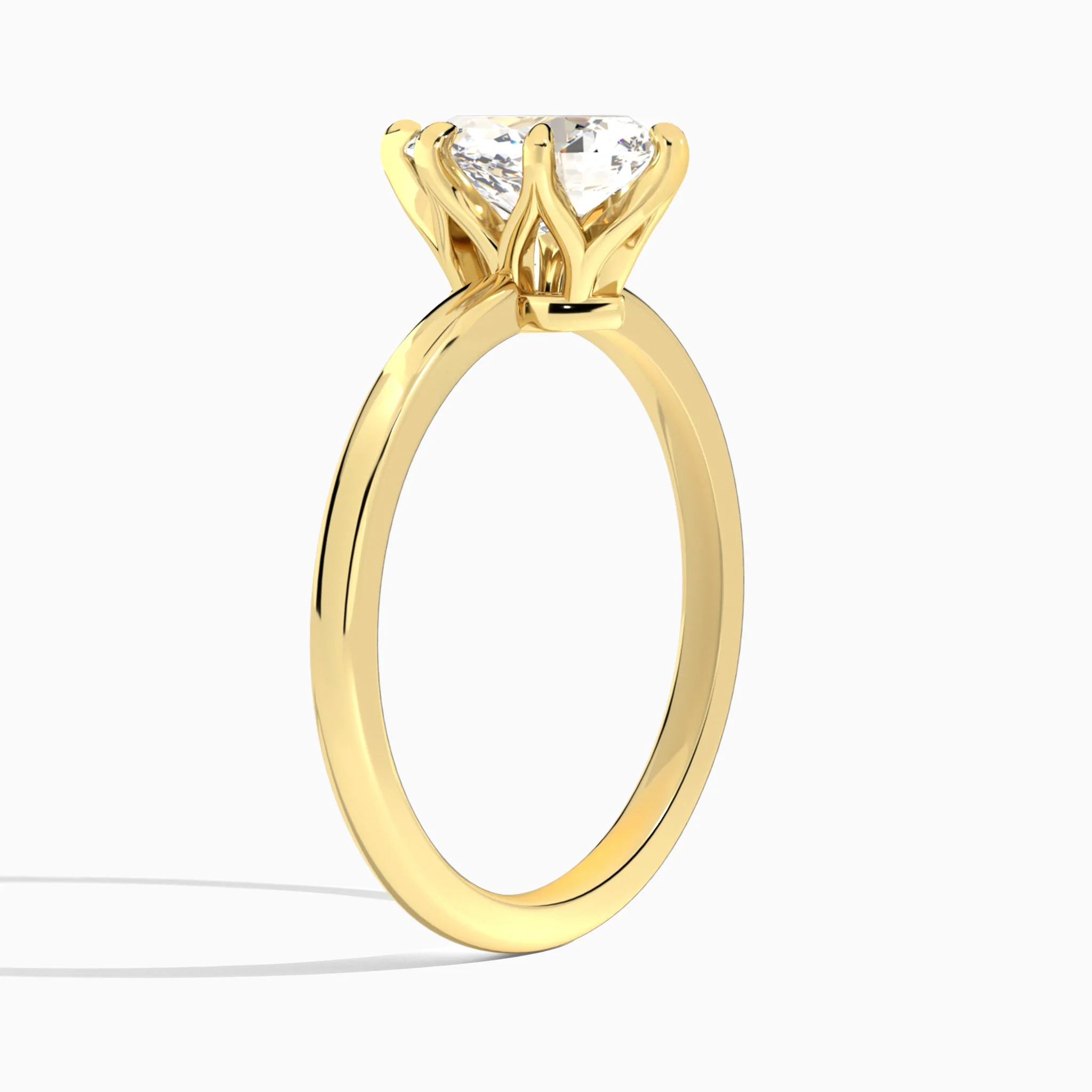 Isolde Solitaire Diamond Engagement Ring (14K Gold) | Jewelsentials Isolde Solitaire Diamond Engagement Ring (14K Gold) - Image 3