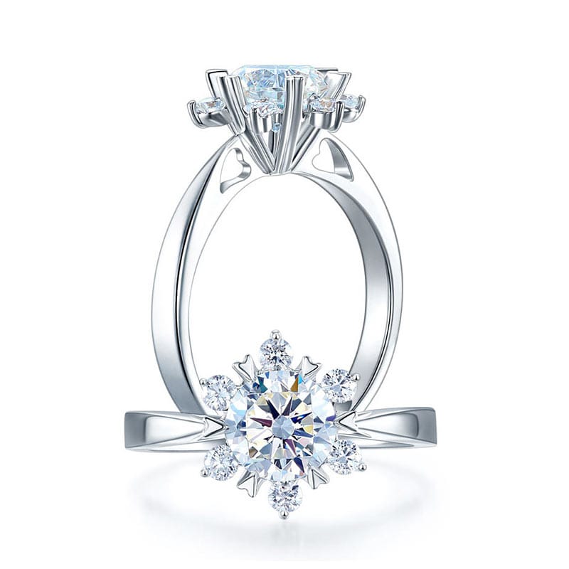 Elowen Grace Moissanite Ring (1 Ct) | Jewelsentials Elowen Grace Moissanite Ring (1 Ct) - Image 3