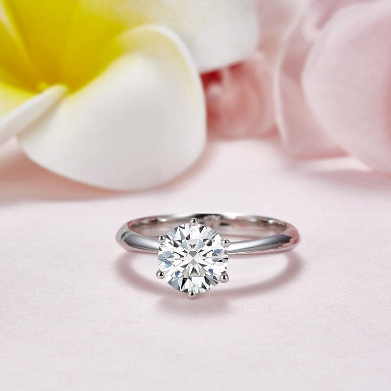 Solene Moissanite Solitaire Ring (1.5 Ct) | Jewelsentials Solene Moissanite Solitaire Ring (1.5 Ct) - Image 4
