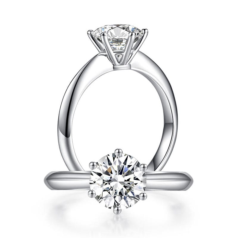 Solene Moissanite Solitaire Ring (1.5 Ct) | Jewelsentials Solene Moissanite Solitaire Ring (1.5 Ct) - Image 3