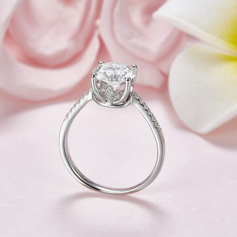 Lucent Grace Moissanite Bridal Ring (2 Ct) | Jewelsentials Lucent Grace Moissanite Bridal Ring (2 Ct) - Image 4