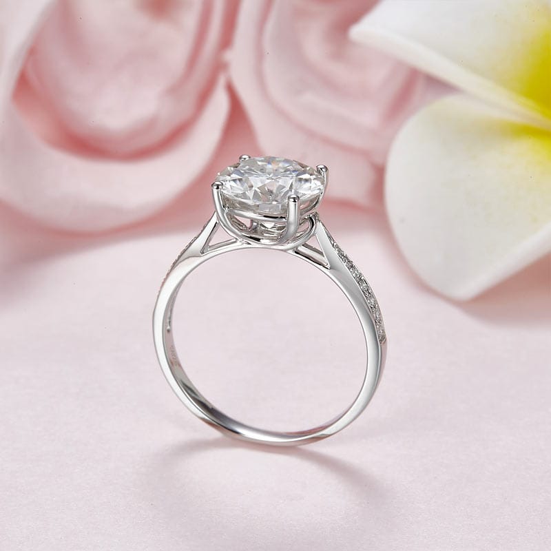 Liora Blaze Moissanite Statement Ring (3 Ct) | Jewelsentials Liora Blaze Moissanite Statement Ring (3 Ct) - Image 4