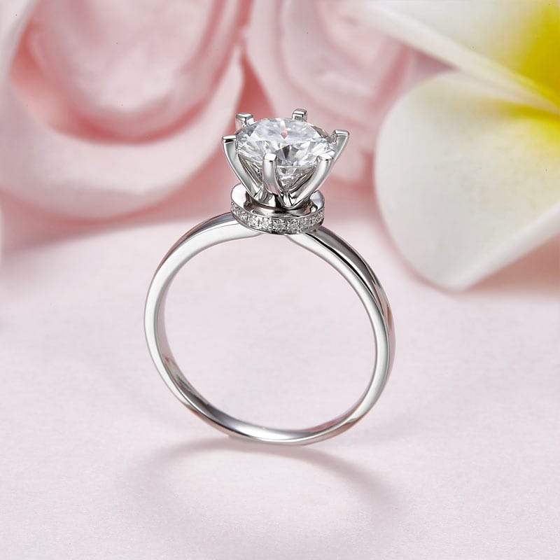 Liora Grace Moissanite Engagement Ring (2 Ct) | Jewelsentials Liora Grace Moissanite Engagement Ring (2 Ct) - Image 4