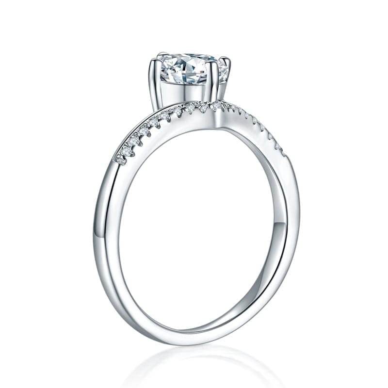 Lyssara Moissanite Accent Ring (1 Ct) | Jewelsentials Lyssara Moissanite Accent Ring (1 Ct) - Image 3