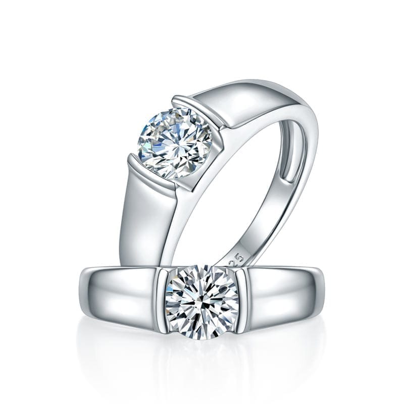 Valeron Men’s Moissanite Ring (1 Ct) | Jewelsentials Valeron Men’s Moissanite Ring (1 Ct)