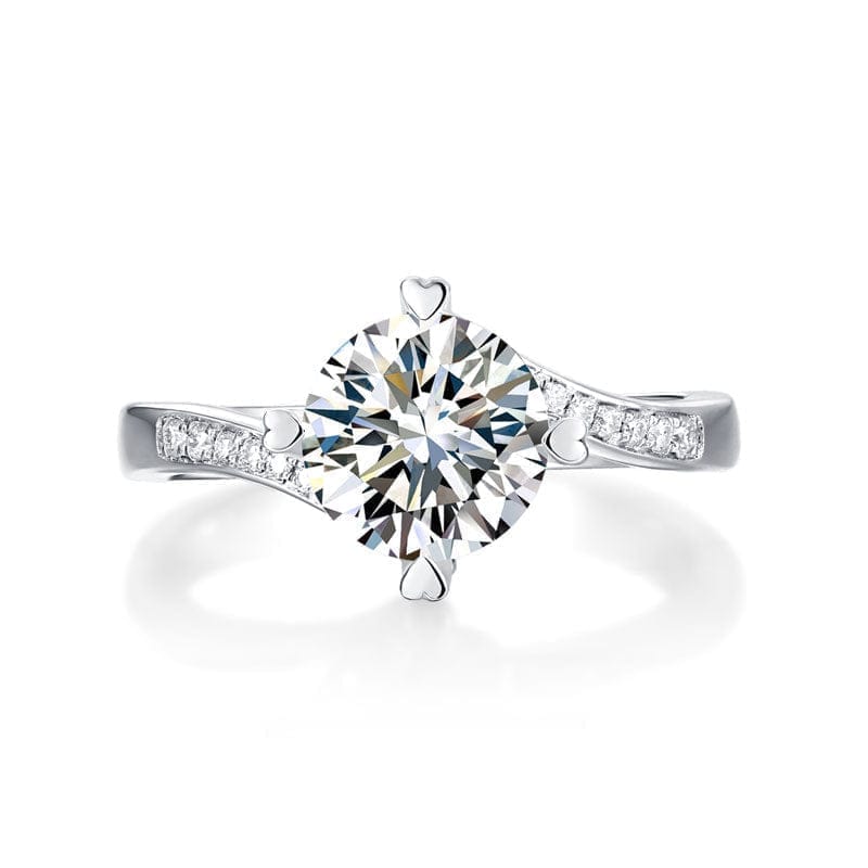 Aurielle Moissanite Accent Ring (1.5 Ct) | Jewelsentials Aurielle Moissanite Accent Ring (1.5 Ct)