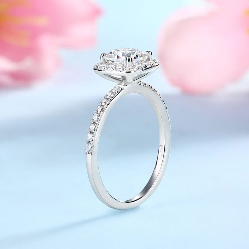 Amelie Cushion Moissanite Ring (1 Ct) | Jewelsentials Amelie Cushion Moissanite Ring (1 Ct) - Image 4