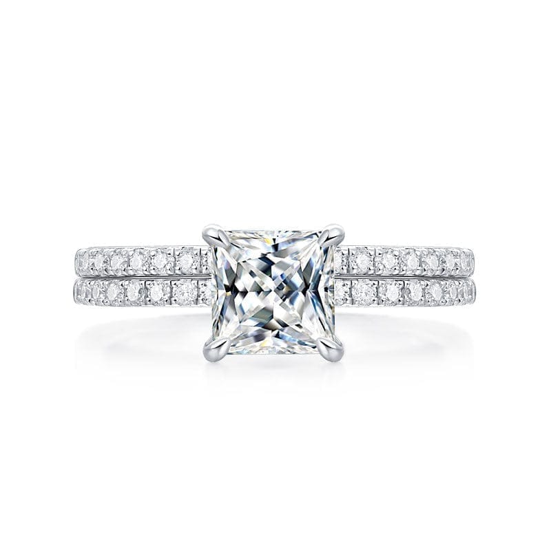 Solene Princess Moissanite Ring (1 Ct) | Jewelsentials Solene Princess Moissanite Ring (1 Ct) - Image 3