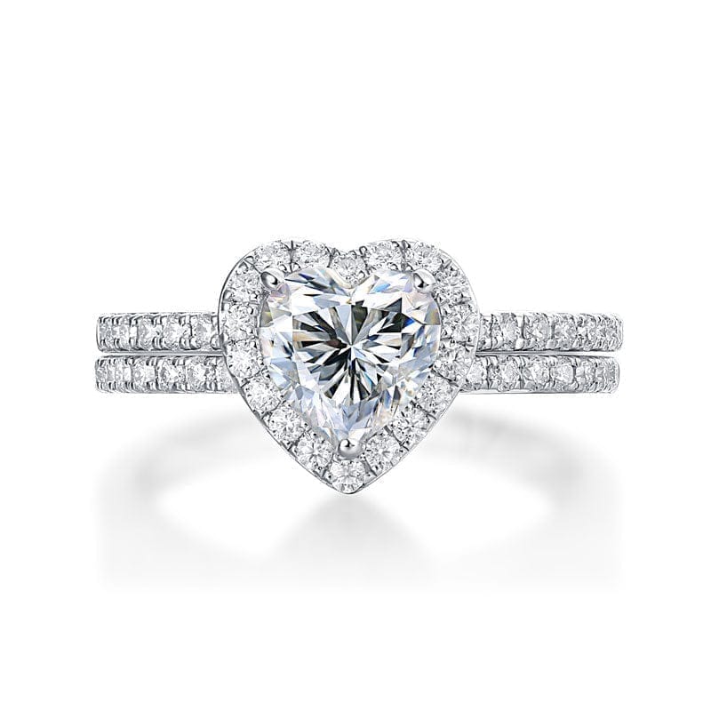 Elowen Heart Moissanite Ring (1 Ct) | Jewelsentials Elowen Heart Moissanite Ring (1 Ct) - Image 3